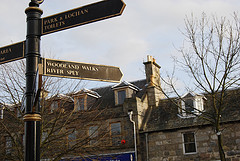 grantown Grantown-on-Spey, stopping point on the proposed route