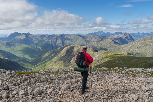 In the Black Mount, looking northwest towards Bidean nam Bian, Nevis and beyond. Some things never change… or do they?