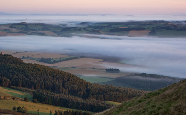 Fog over Fife, seen from East Lomond