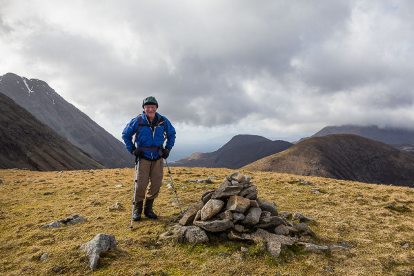 iso 200, 28mm, f9, 1/500th sec. Pleased as punch on the way to Gharbh-Bheinn