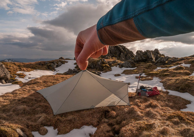 Here we see the consequences of a slack routine – a clean camp means the mountain trolls of Arrochar can’t track you down as easily.